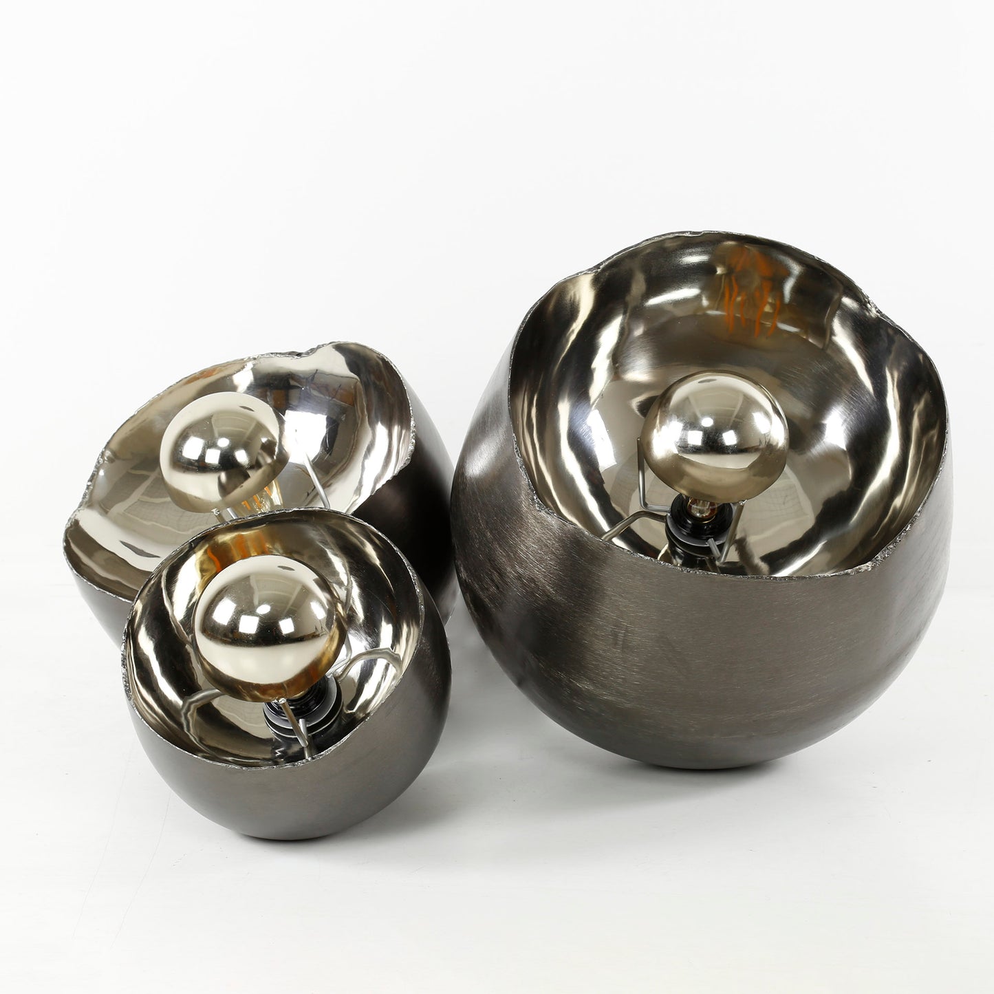 Tafellamp Mirror | Ø 50 | Zwart Metaal