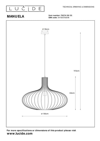Hanglamp Manuela | Groen Metaal