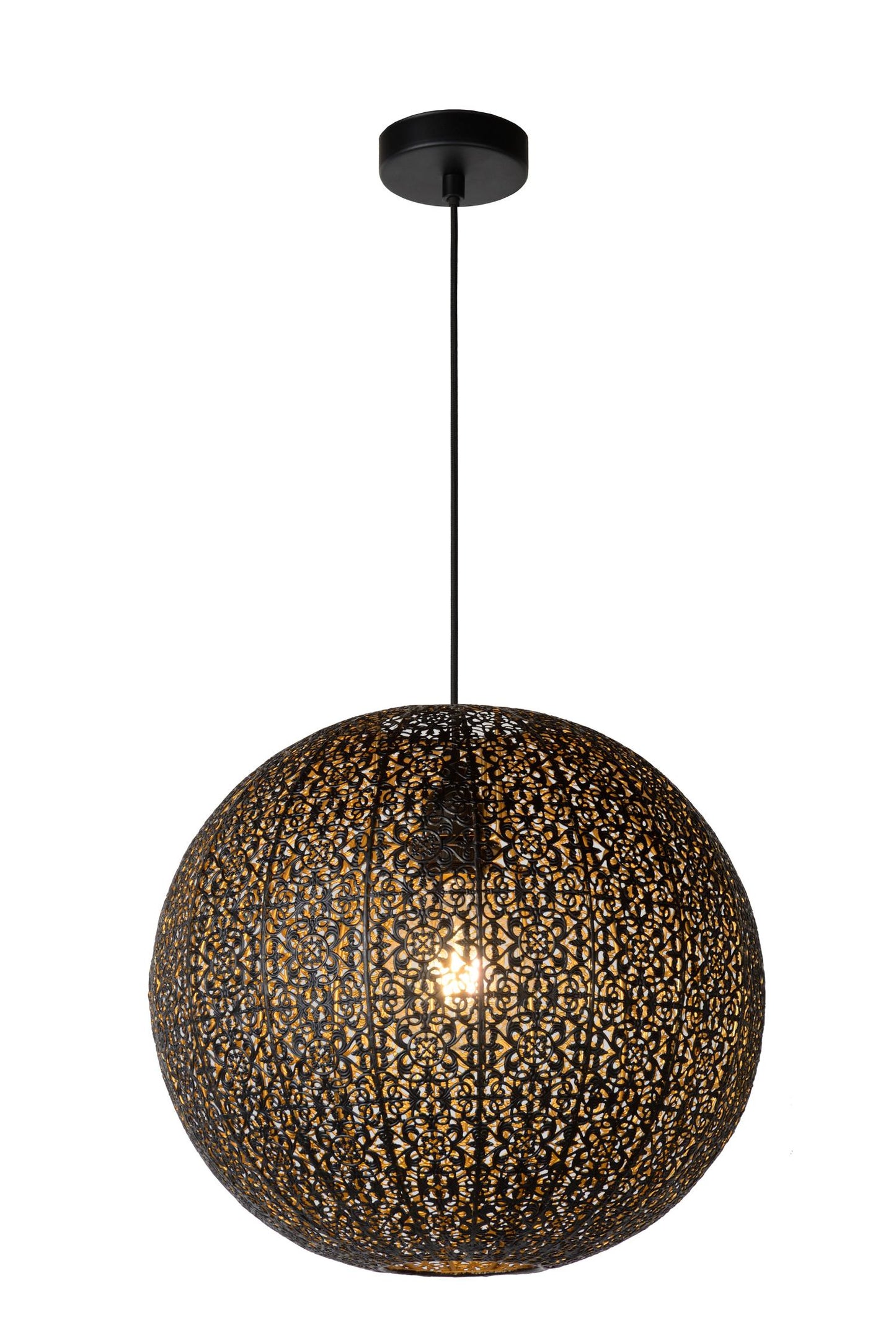 Hanglamp Tahar | Zwart Metaal