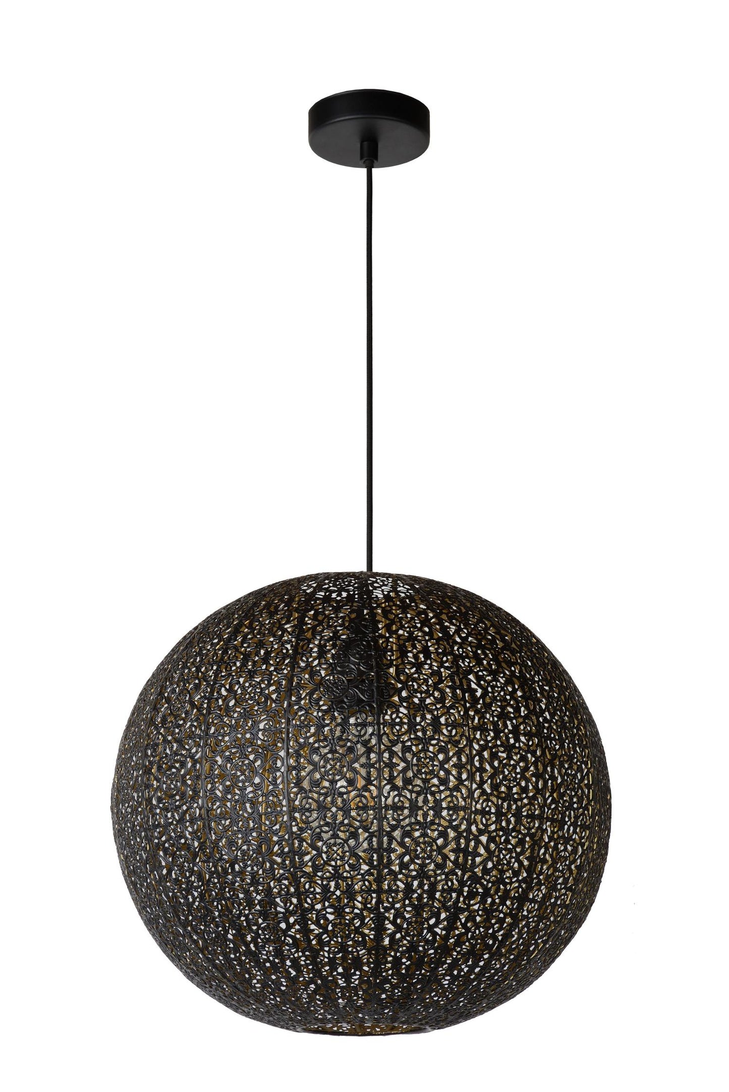 Hanglamp Tahar | Zwart Metaal