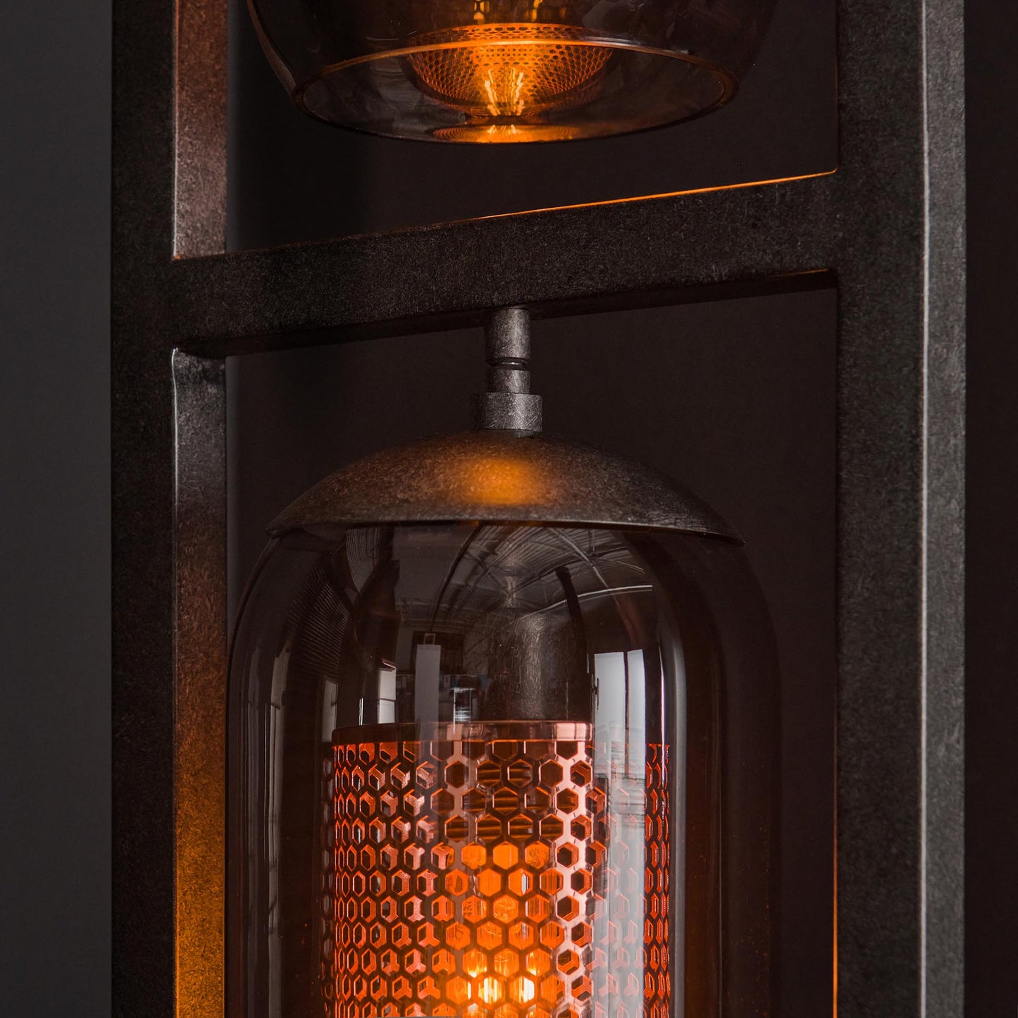 Vloerlamp Tower Smoke | Zwart
