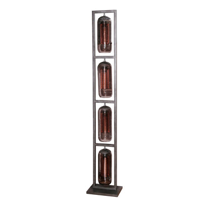 Vloerlamp Tower Smoke | Zwart