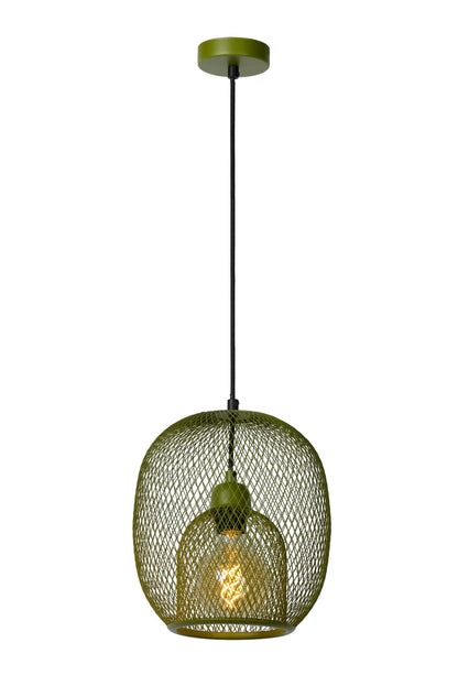 Hanglamp Jerrel | Groen Metaal