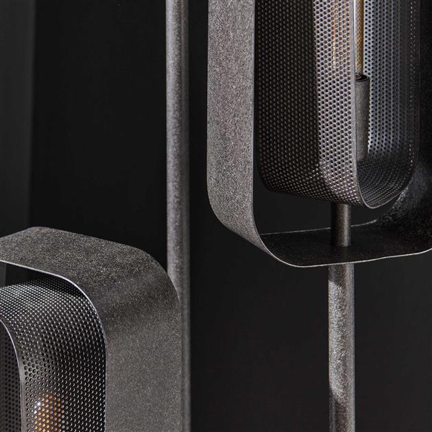 Vloerlamp Mesh Rotate | Zwart