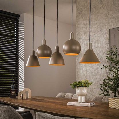 Hanglamp Elrox | Metaal Beige