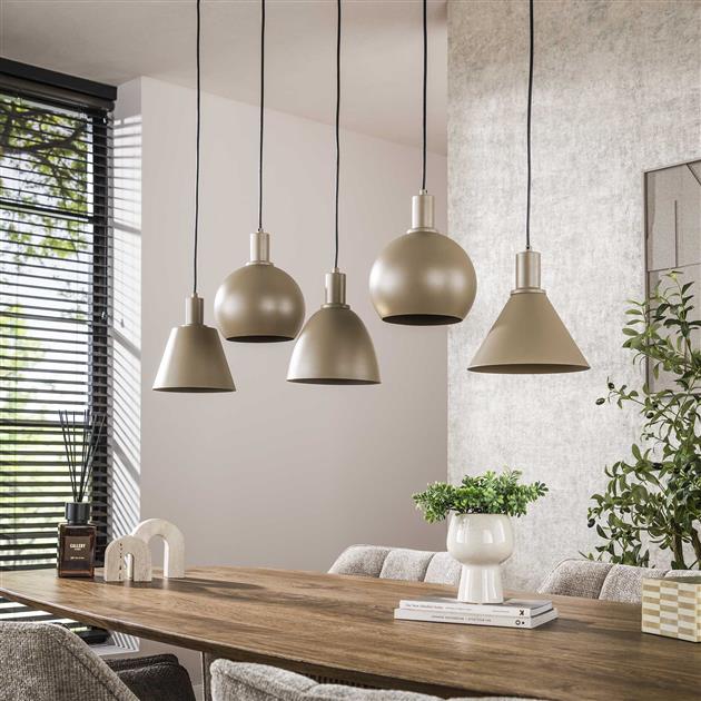 Hanglamp Elrox | Metaal Beige