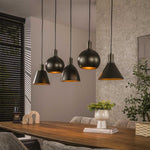 Hanglamp Elrox | Metaal bruin