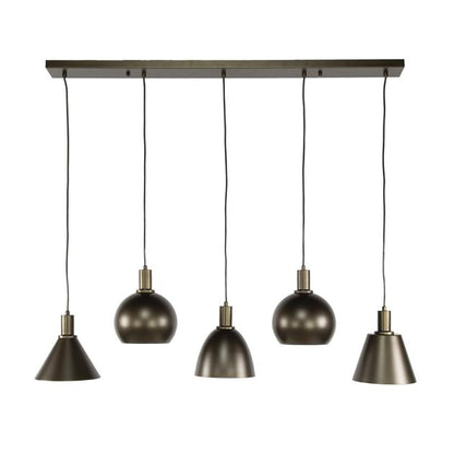 Hanglamp Elrox | Metaal bruin
