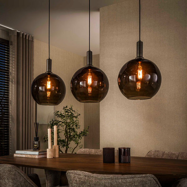 Hanglamp Sfera Tricolore 3-lichts / Sienna bruin