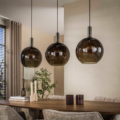 Hanglamp Sfera Tricolore 3-lichts / Sienna bruin