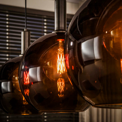 Hanglamp Sfera Tricolore 3-lichts / Sienna bruin
