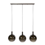 Hanglamp Sfera Tricolore 3-lichts / Sienna bruin, vooraanzicht op witte achtergrond