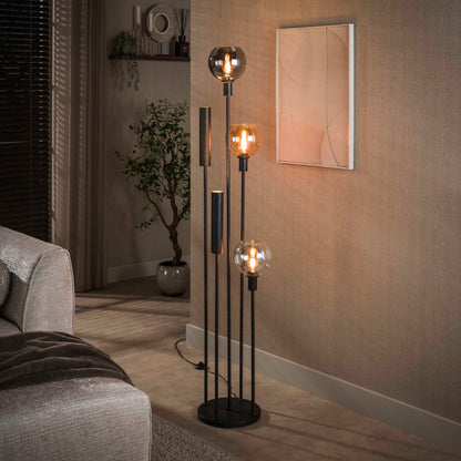 Vloerlamp Sfera Tricolore  | 5-Lichts | Zwart