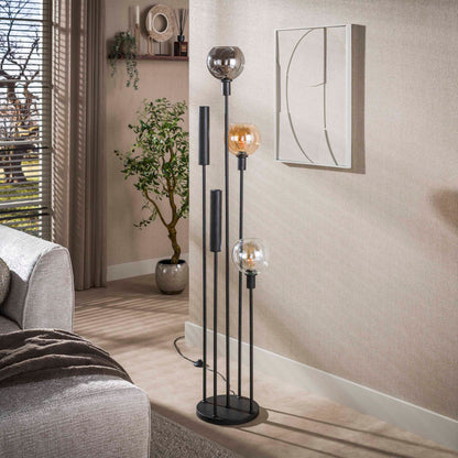 Vloerlamp Sfera Tricolore  | 5-Lichts | Zwart