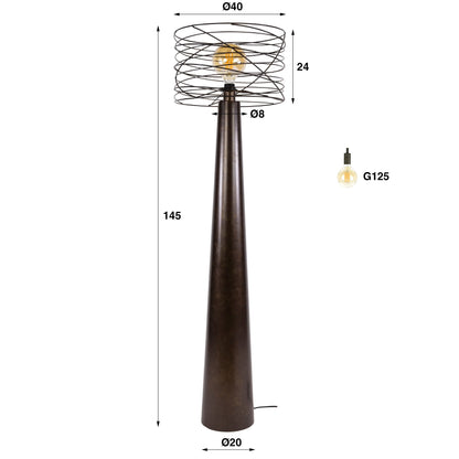 Vloerlamp Curl