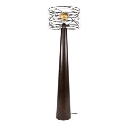 Vloerlamp Curl | Urban bruin