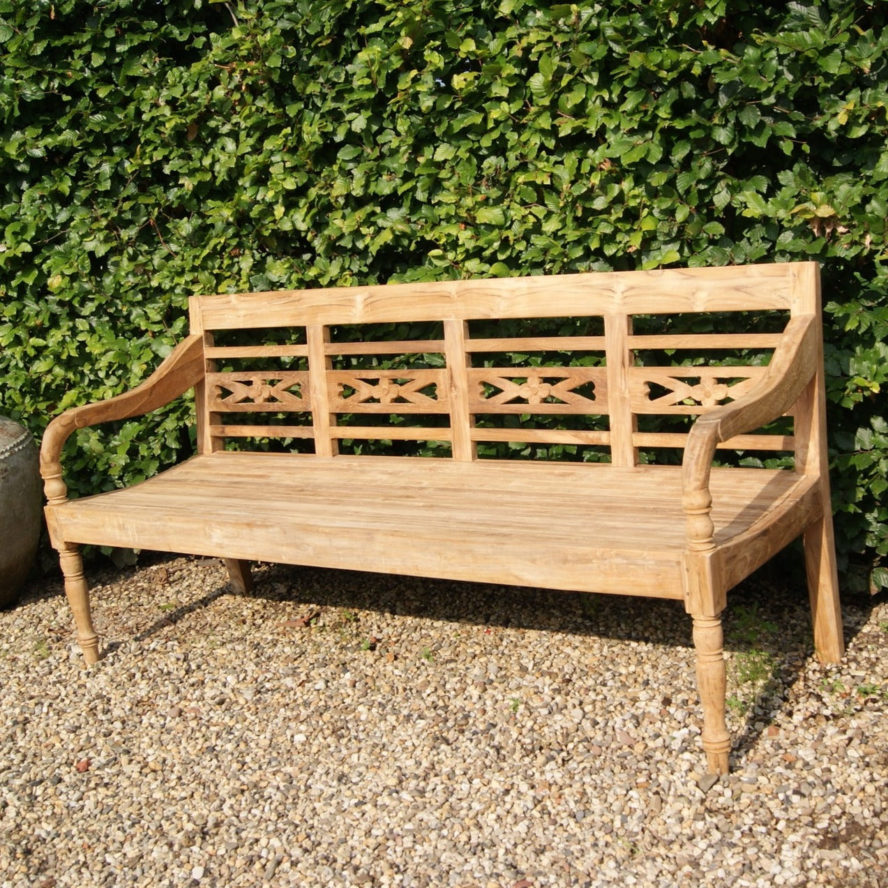 Tuinbank Station | Naturel Teakhout