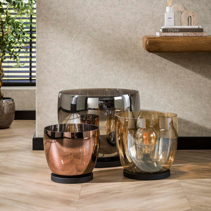 Vloerlamp Blair | Glas Grijs