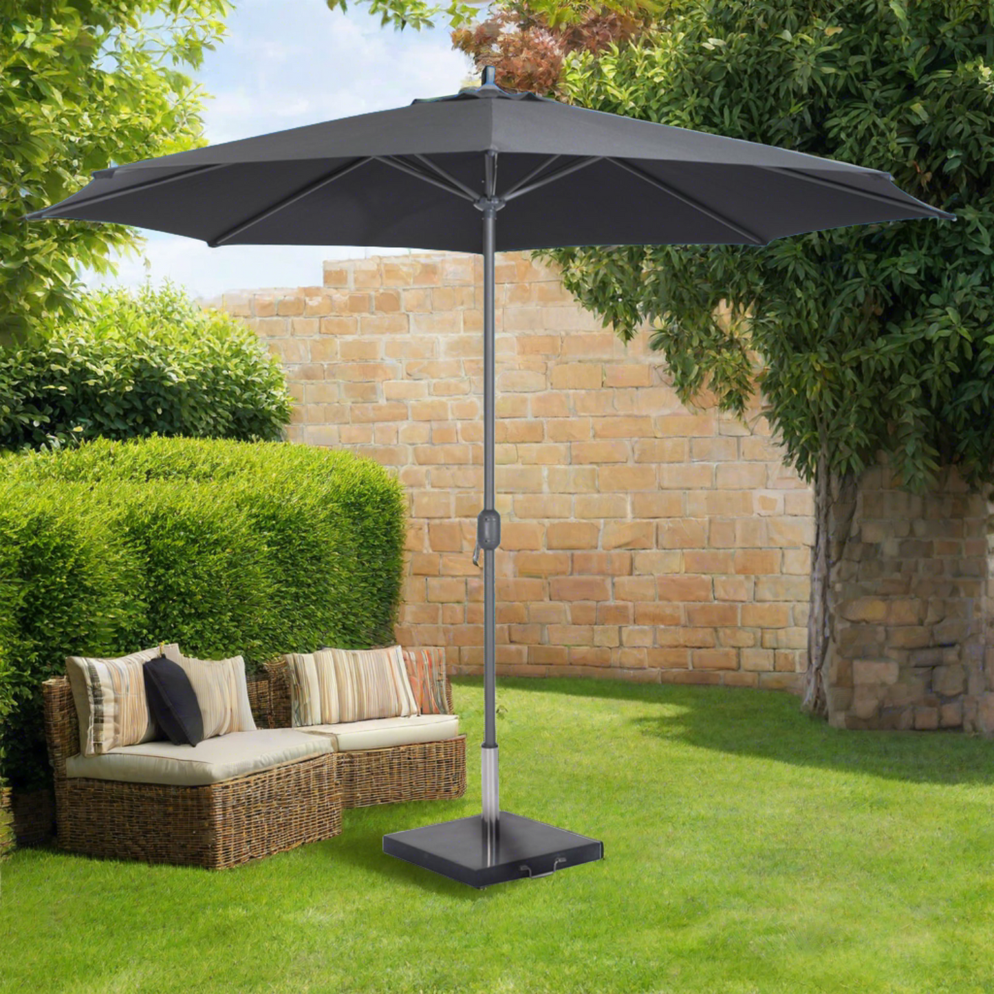 Parasol Salou | Zwart