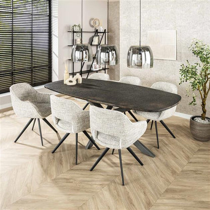 Hanglamp Cleveland | Glas Grijs