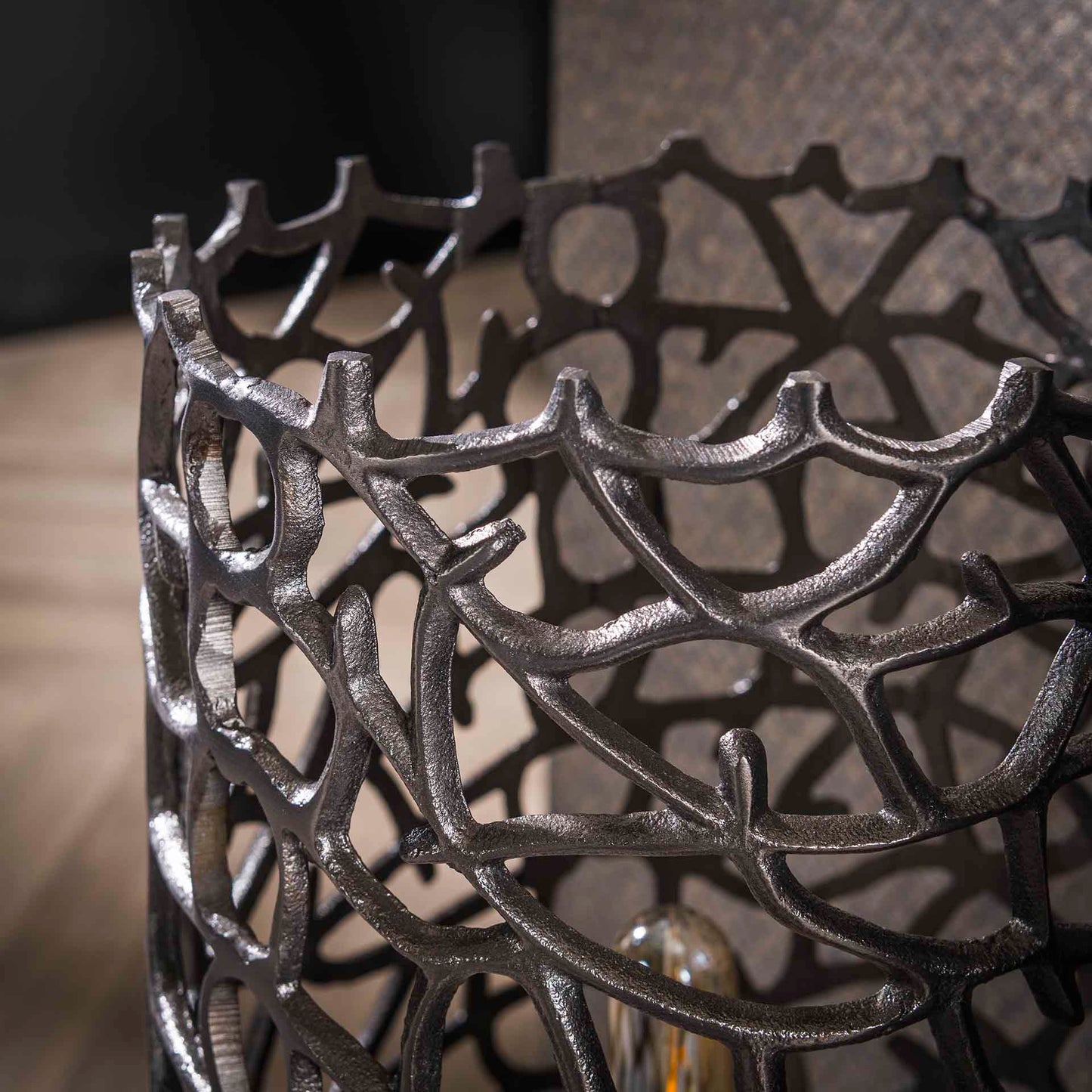 Vloerlamp Spyder | L | Zwart Metaal