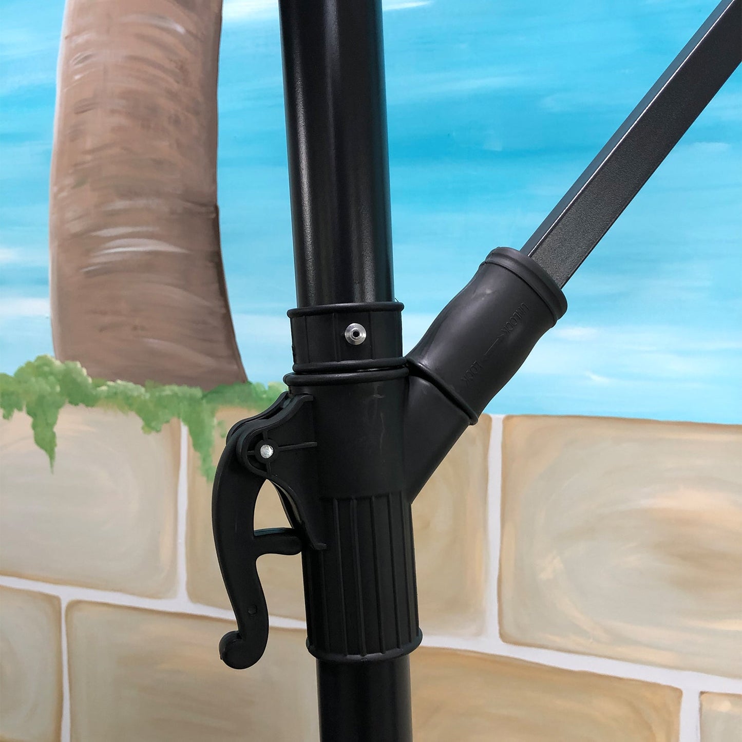 Parasol Menorca | Zwart