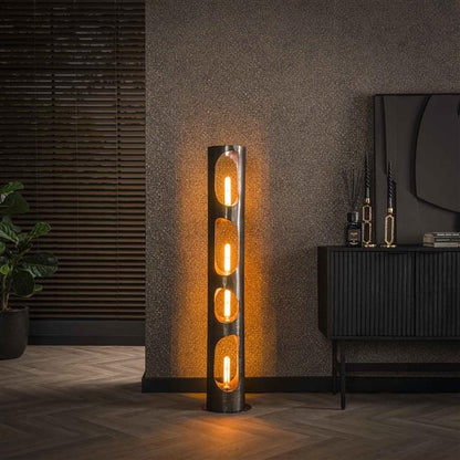 Vloerlamp Alexander XL | Zwart Metaal