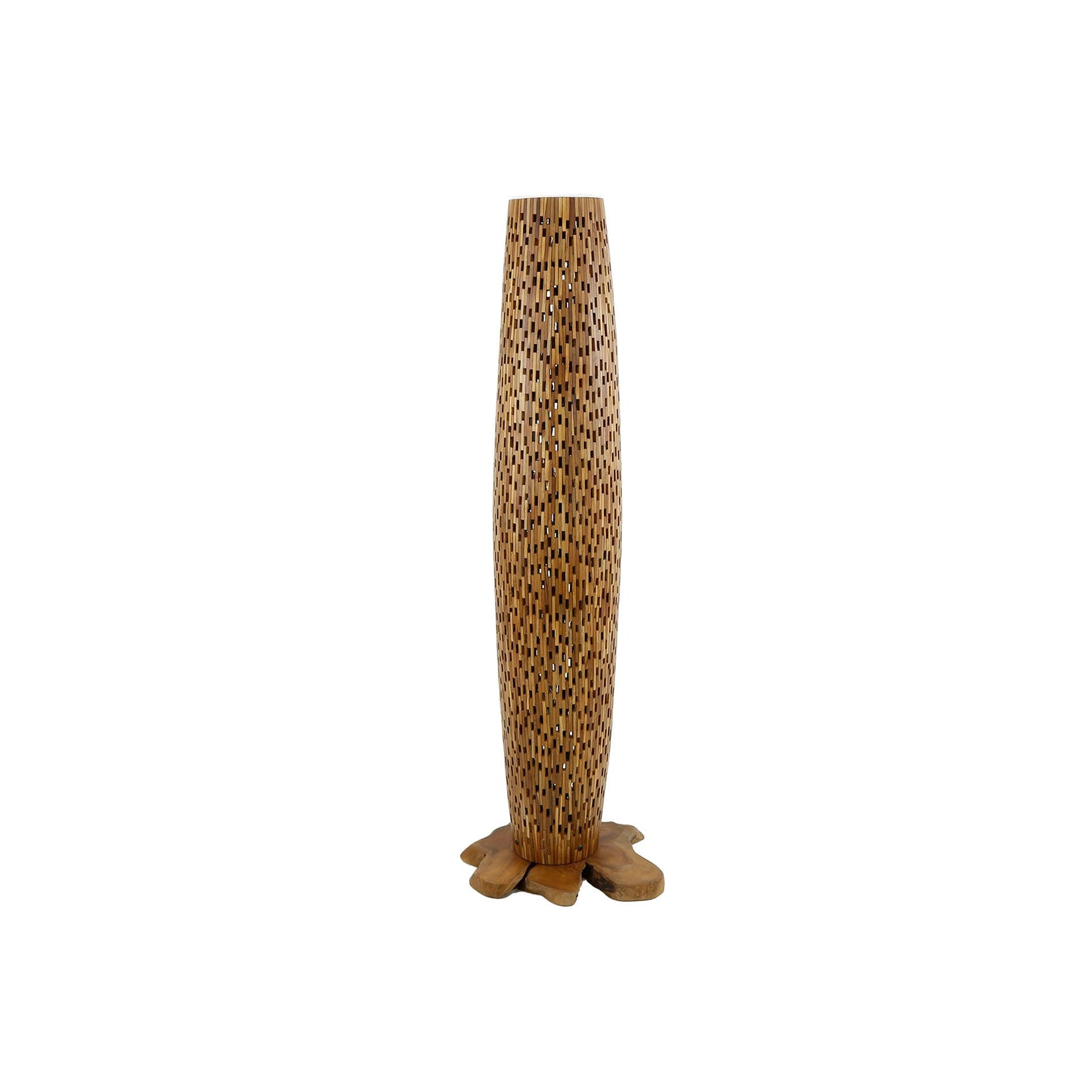 Vloerlamp Bars | Naturel Teakhout