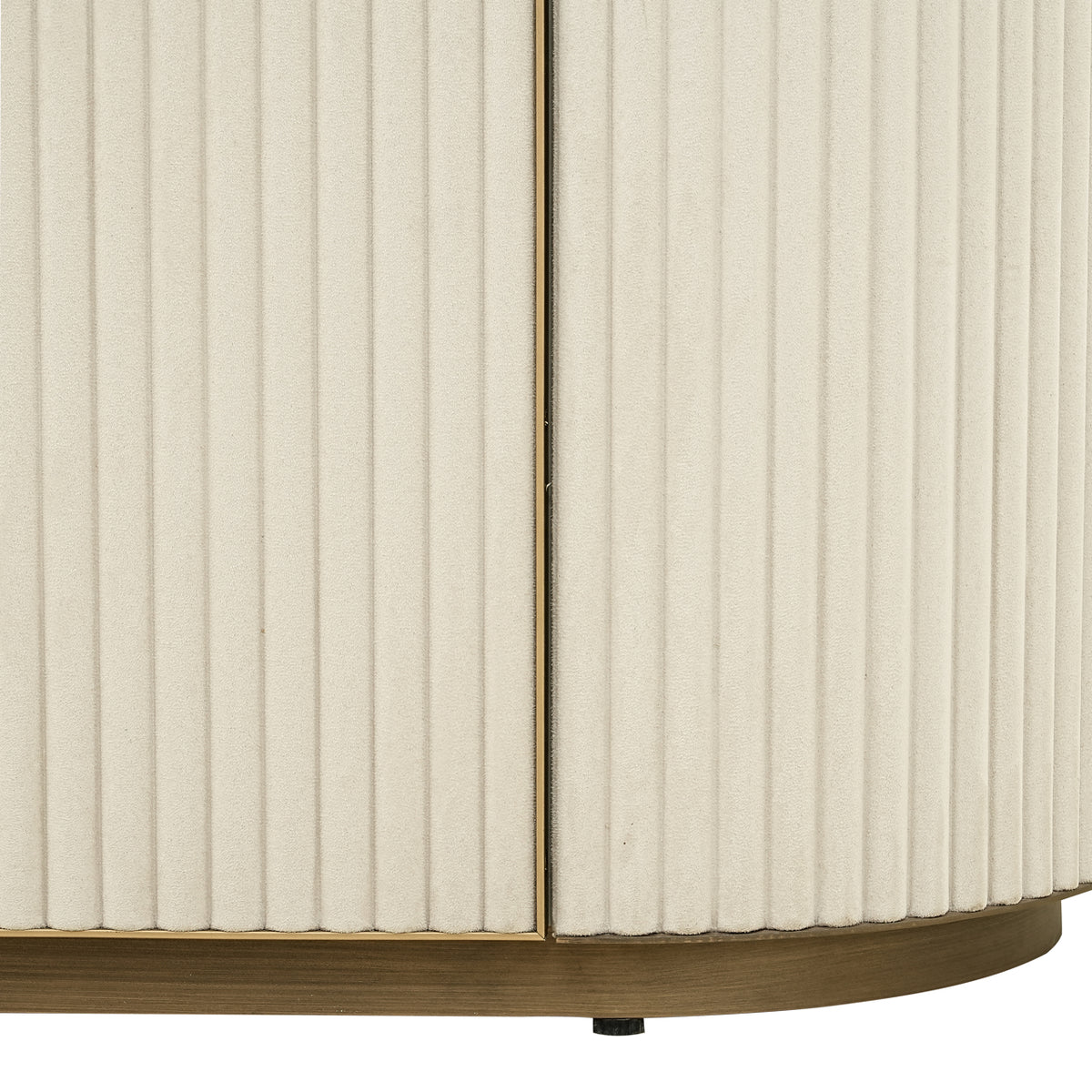 Dressoir Tivoli wit eiken fineer, detail van het materiaal