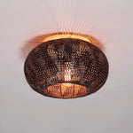 Plafondlamp Armor | Zwart Metaal