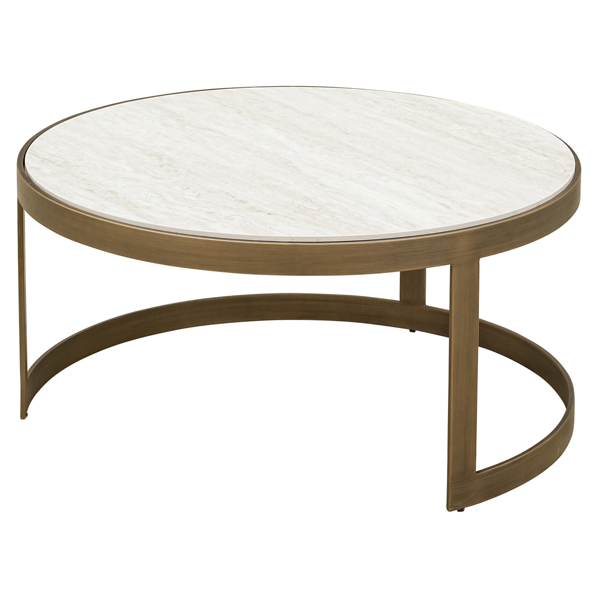Salontafel Tivoli wit ijzer, detail van het materiaal