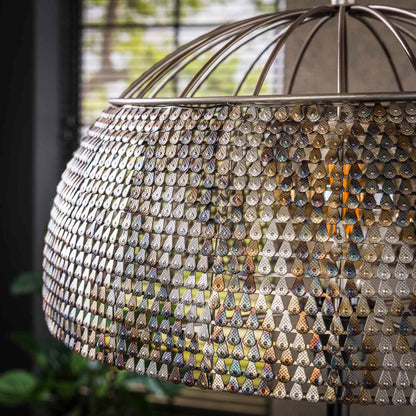 Vloerlamp Armor Open | Zwart Metaal