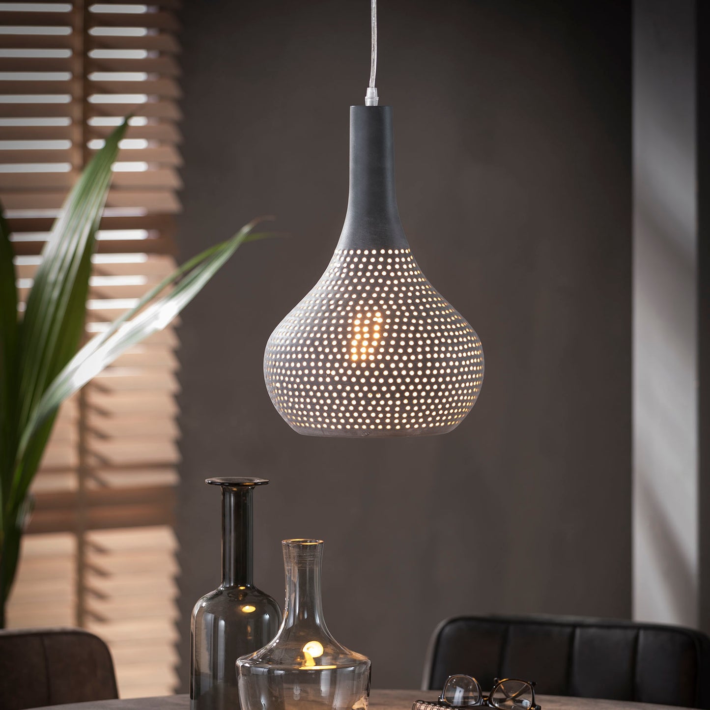 Hanglamp Industry Kegel | Grijs