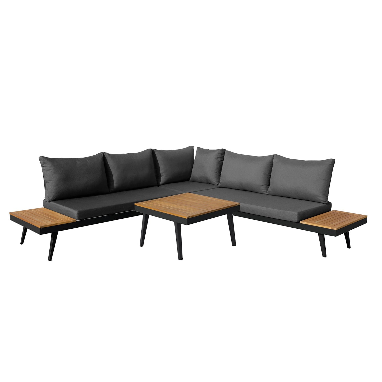 Loungeset Costa | Zwart