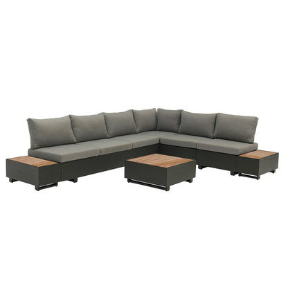 Loungeset Diego | Zwart