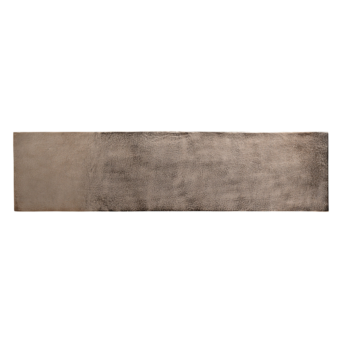 Wandtafel Chandon goud aluminium, detail van het materiaal