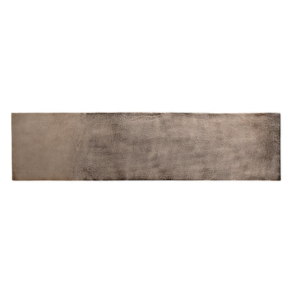 Wandtafel Chandon goud aluminium, detail van het materiaal