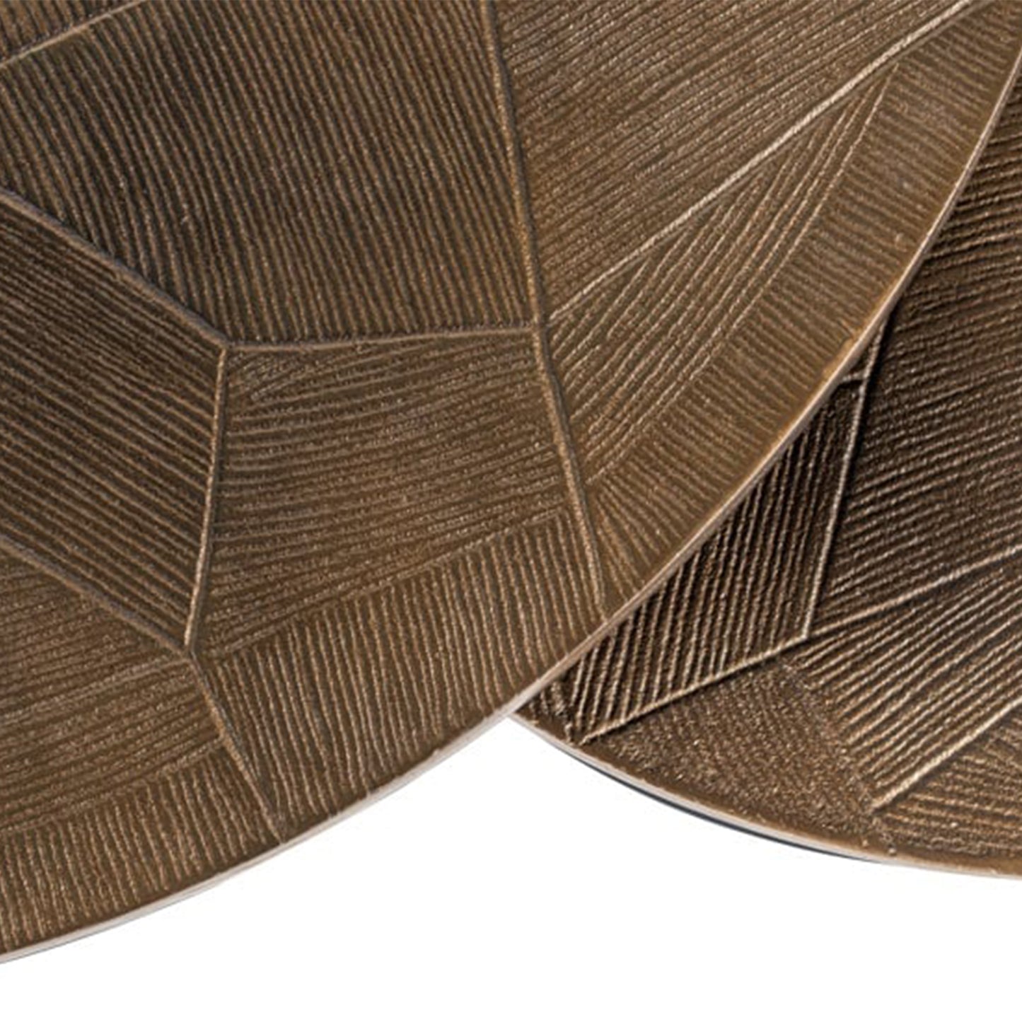 Salontafel Tulum Set | Bruin Aluminium