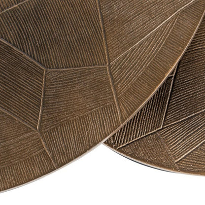 Salontafel Tulum Set | Bruin Aluminium