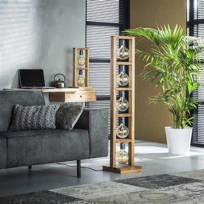 Vloerlamp Modulo | Acaciahout