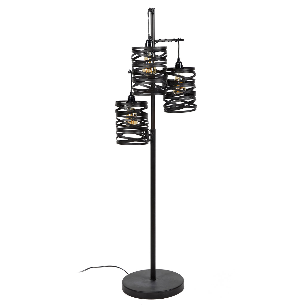 Vloerlamp Spindle | Zwart
