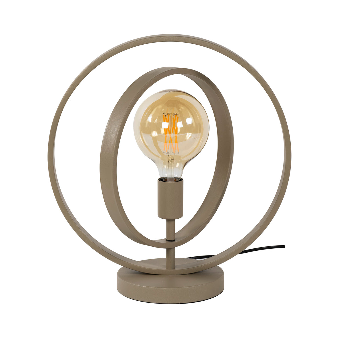 Tafellamp Turn around | Metaal Beige