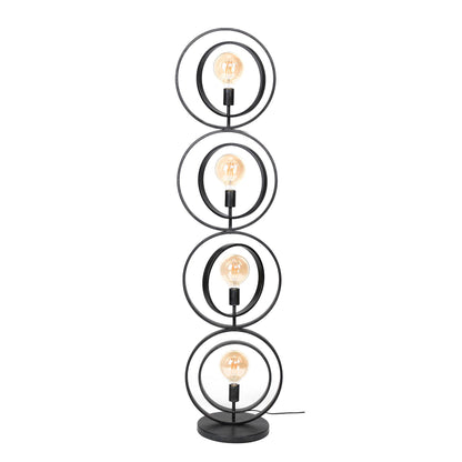 Vloerlamp Turn Around XL | Zwart Metaal