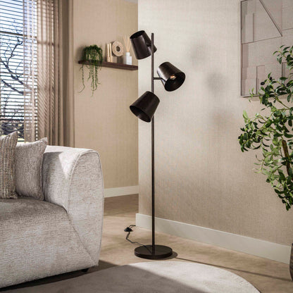 Vloerlamp Kinetic | 3 Lichts | Urban Bruin