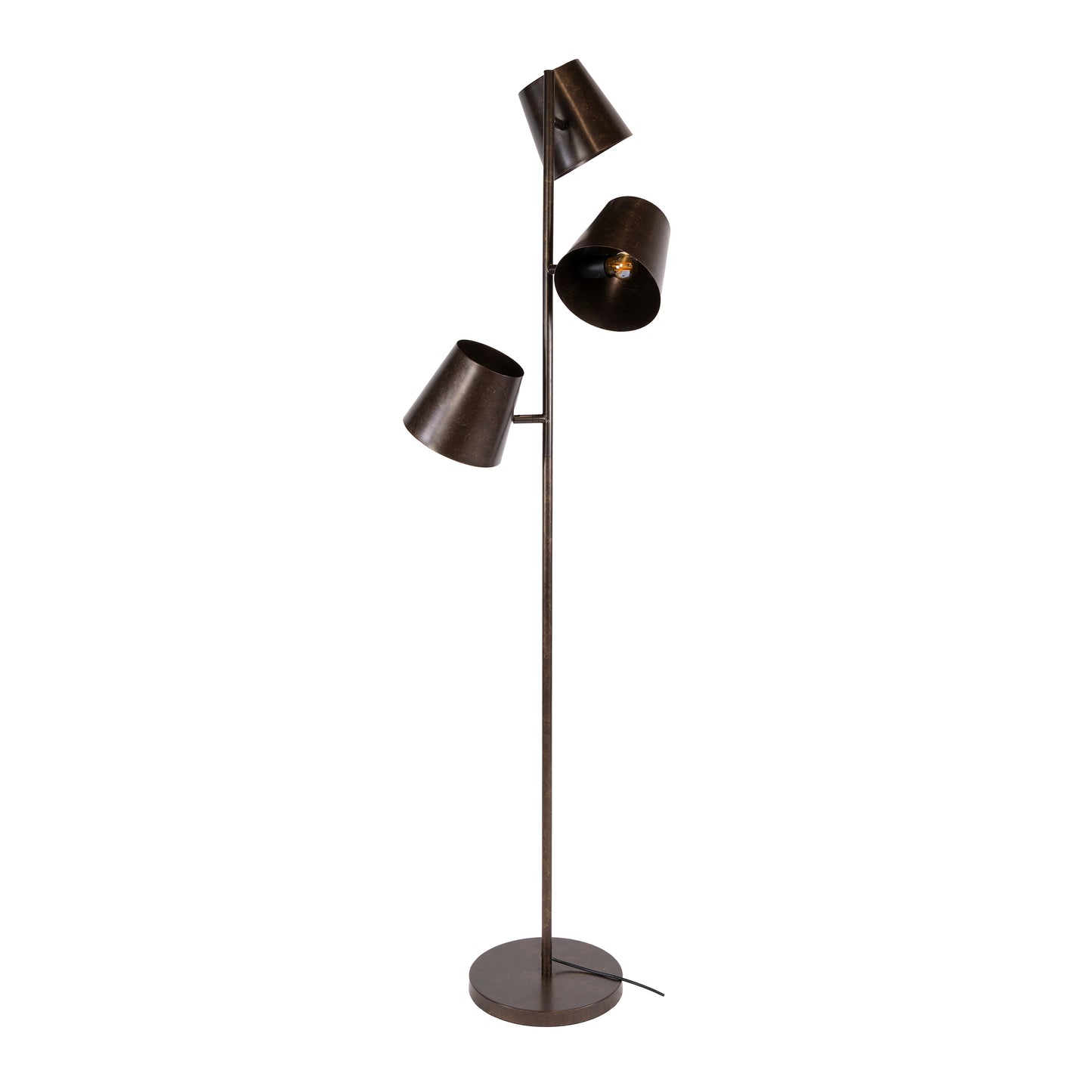 Vloerlamp Kinetic | 3 Lichts | Urban Bruin