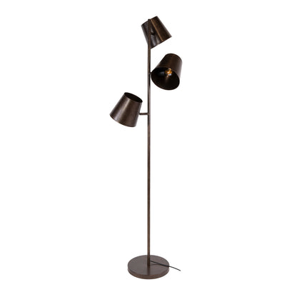 Vloerlamp Kinetic | 3 Lichts | Urban Bruin