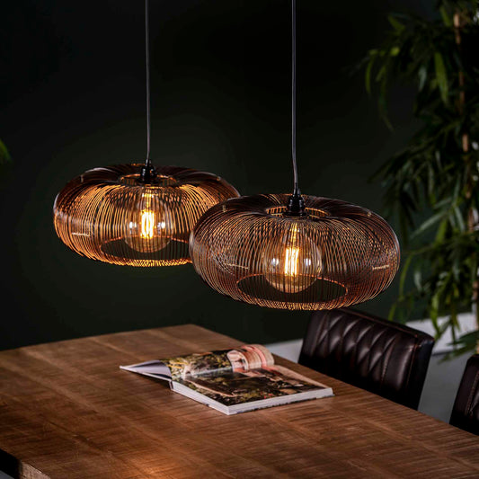 Hanglamp Twist | Zwart Nikkel