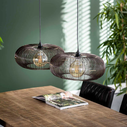 Hanglamp Twist | Zwart Nikkel