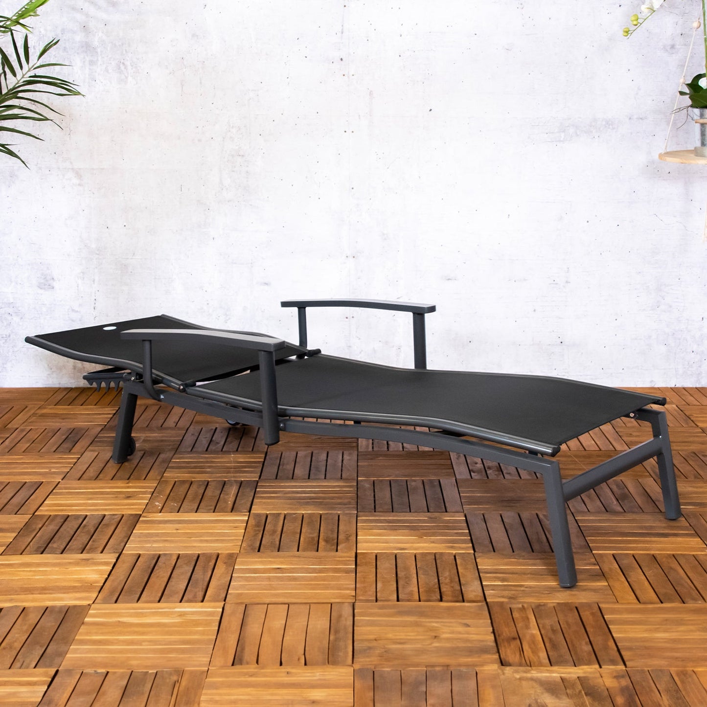 Ligbed Torino | Zwart