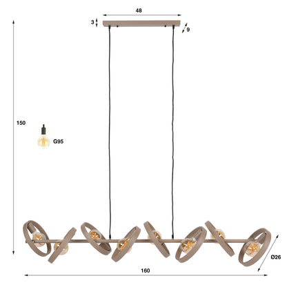 Hanglamp Hover | Beige